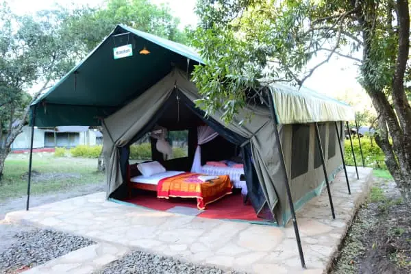 Budget Camp at Masai Mara National Reserve.