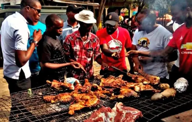 The street food at Arusha