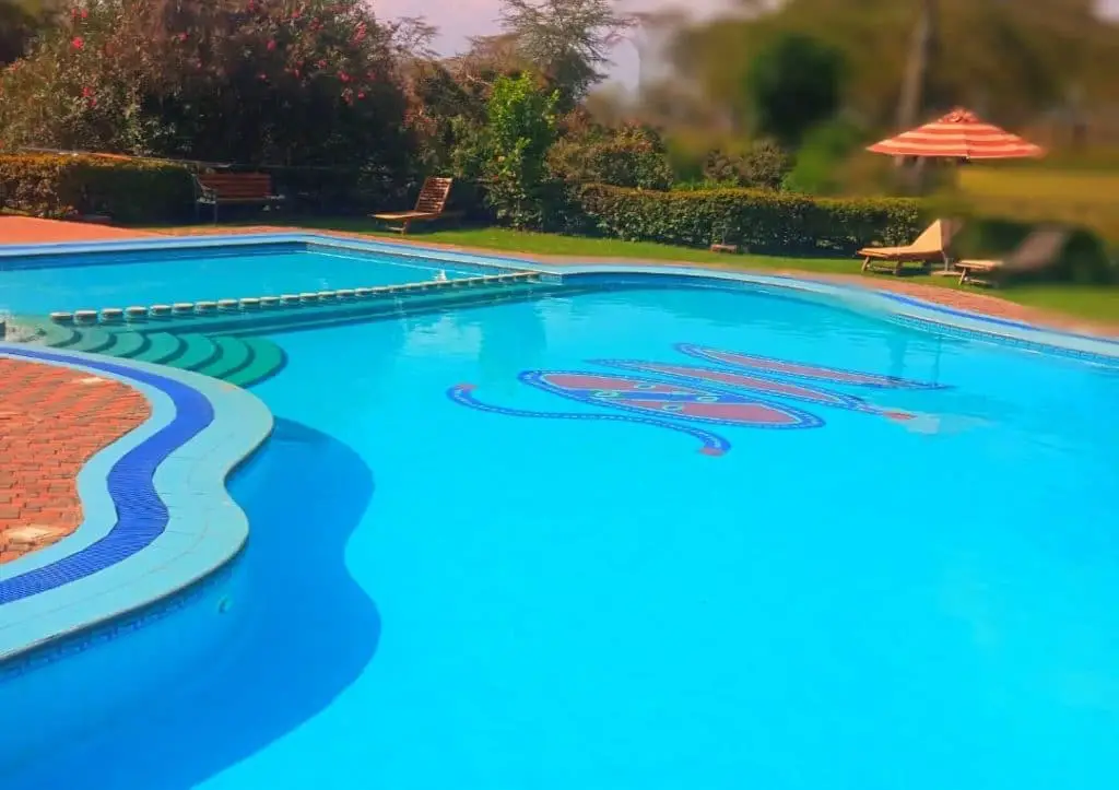 Swimming pool at Lake Naivasha Sopa Lake