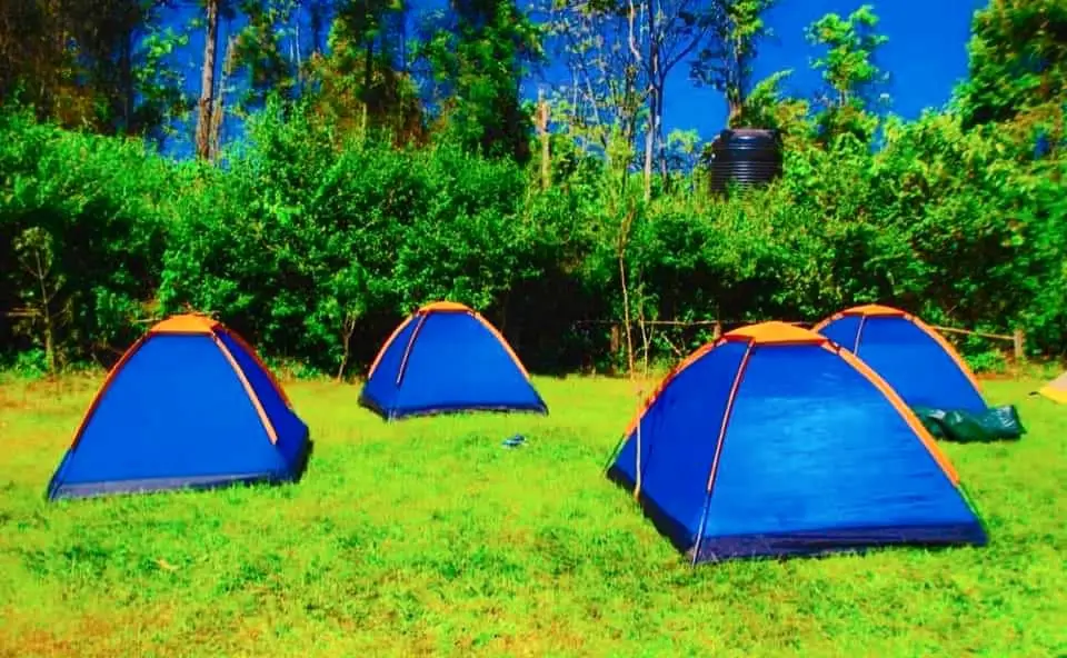 Camping at Camp Ndunda Falls Embu.