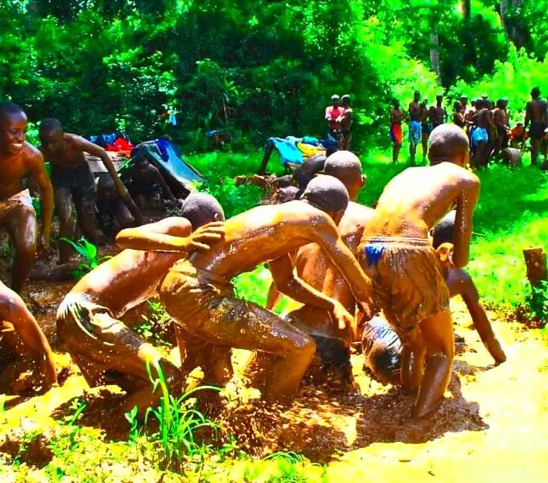Mad Mud Fun at Camp Ndunda Falls