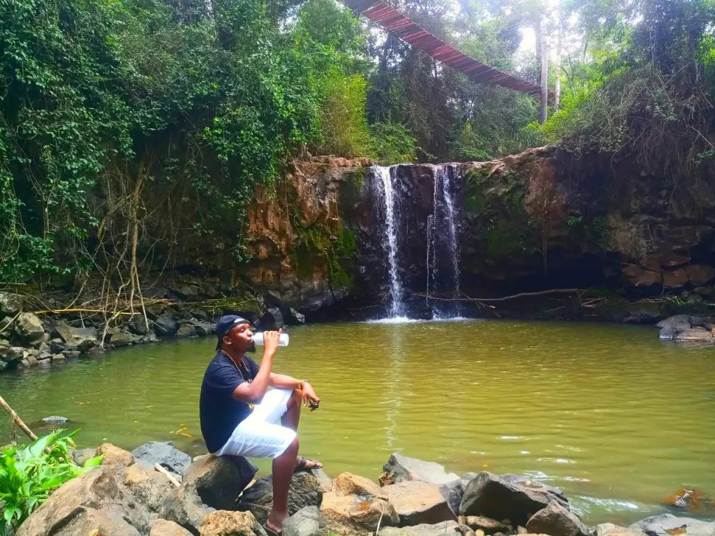 One of the Tourist Attractions in Embu County (Ndunda Falls)