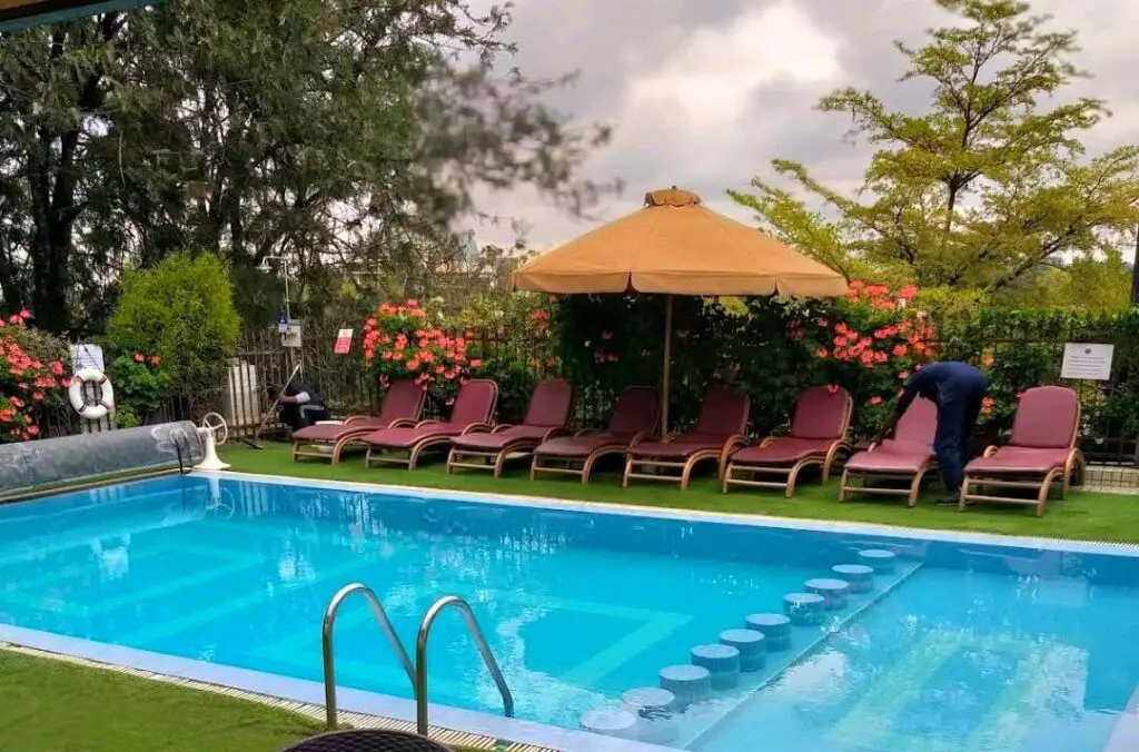 One of the heated Swimming pools in Nairobi The Clarence House
