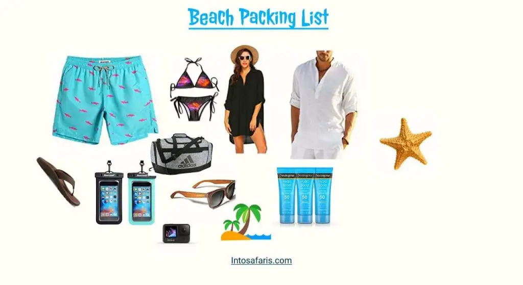 Packing list for beach vacation with Boyfriend